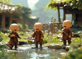 儿童故事三个和尚完整版、少儿故事三个和尚