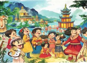 中国传统经典儿童故事英文版、中国故事英文版 少儿