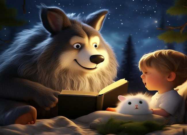 睡前故事儿童完整大灰狼和小白兔 - 幼儿睡前故事大灰狼和小白兔 睡前故事儿童完整大灰狼和小白兔 - 幼儿睡前故事大灰狼和小白兔