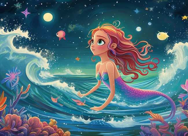 儿童睡前故事朗读美人鱼（幼儿睡前故事美人鱼）