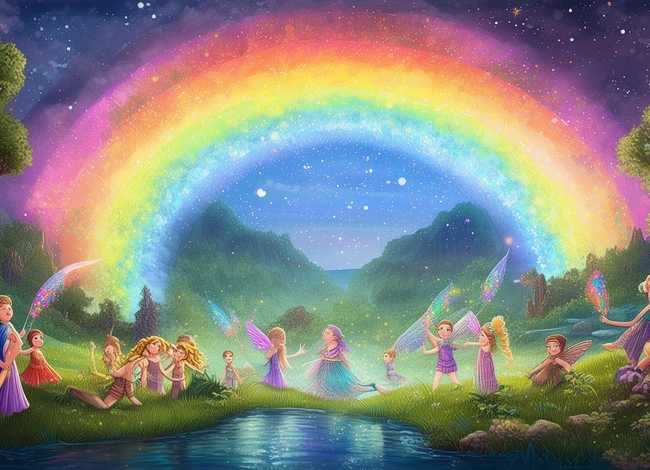 彩虹的来历童话故事，彩虹的来历的故事