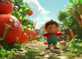 儿童故事拔萝卜视频 - 拔萝卜故事儿歌视频讲故事