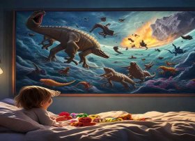 灭绝恐龙故事睡前儿童 恐龙灭绝故事睡前故事