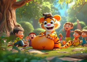 儿童故事桔子老虎在线听，橘子老虎故事在线听