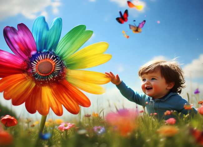 儿童故事七色花（幼儿七色花故事）