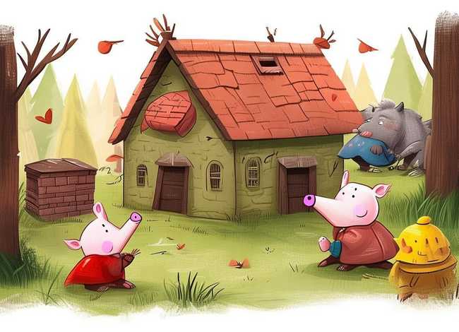 儿童故事类似于三只小猪，类似三只小猪的儿童故事