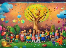 故事海报幼儿园 - 幼儿园故事海报模板