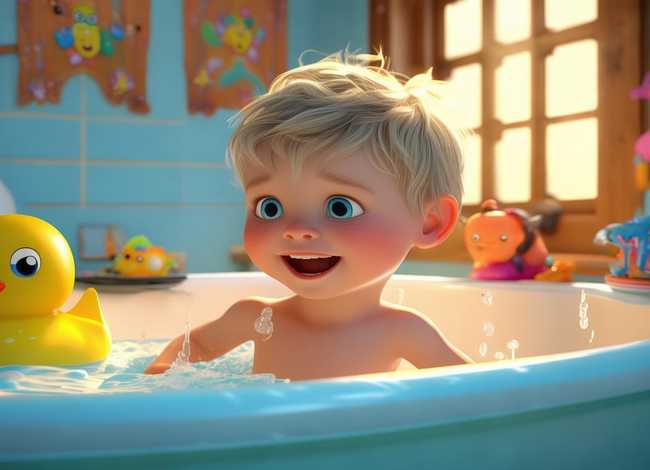 儿童洗澡绘本故事，洗澡的绘本故事
