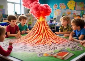火山爆发儿童故事、火山爆发故事幼儿园