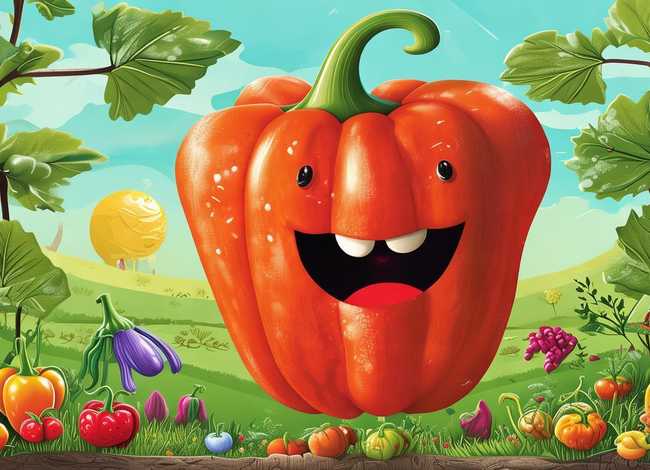 儿童辣椒的故事完整版 蔬菜图说-辣椒的故事