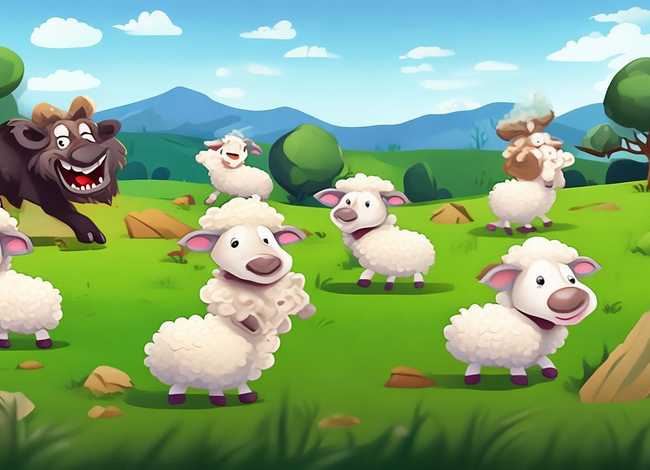 儿歌七只小羊和狼的故事视频、儿歌七只小羊和狼的故事视频教学