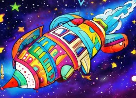 飞船儿童视频 飞船儿童绘画