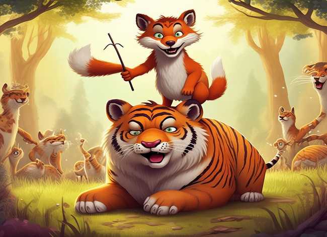 儿童故事3分钟；儿童故事3分钟狐假虎威