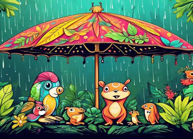 雨伞 故事,雨伞故事绘本可打印 雨伞 故事,雨伞故事绘本可打印