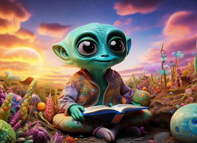 外星人的小故事 绘本、外星人的小故事 绘本内容