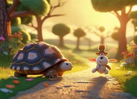 儿童故事龟兔，少儿故事大全 睡前故事龟兔赛跑