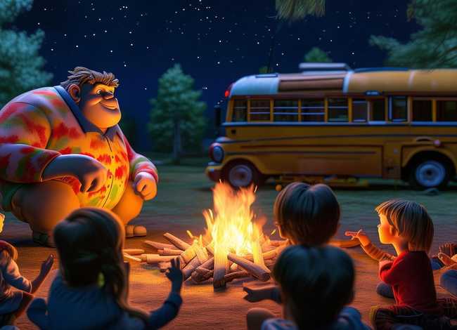 大巴车的故事 幼儿睡前，大巴车的故事幼儿故事