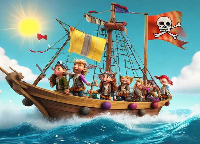 儿童海盗的故事完整版 - 海盗的儿童动画片