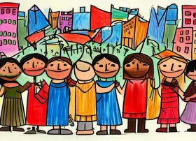 关于革命故事的儿童绘画 关于革命故事的简笔画