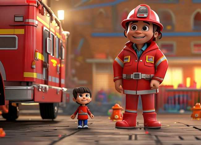 儿童故事关于消防员的故事；消防队员的故事幼儿