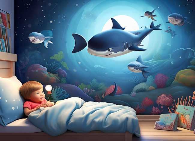 儿童睡前故事0-3岁鲨鱼宝宝、鲨鱼宝宝睡前小故事大全