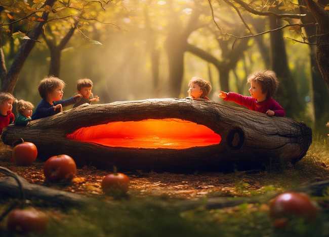 儿童故事柿子去哪了图片、柿子去哪儿了儿童故事