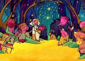 儿童人物故事情节简笔画、人物简笔画有故事情节