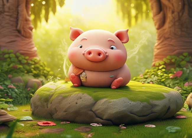 小猪唏哩呼噜绘本故事、小猪唏哩呼噜绘本故事图片