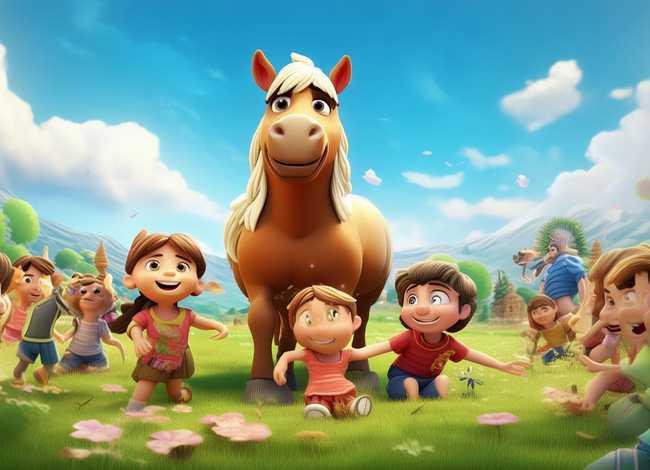 儿童故事带有马的视频、少儿视频故事小马的故事 儿童故事带有马的视频、少儿视频故事小马的故事
