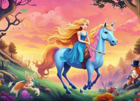 童话故事主题绘画，童话故事主题绘画作品