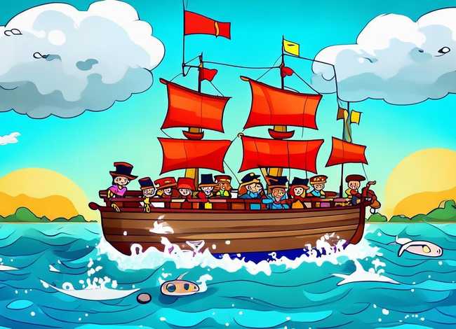 儿童版海盗的故事；海盗的儿童动画片