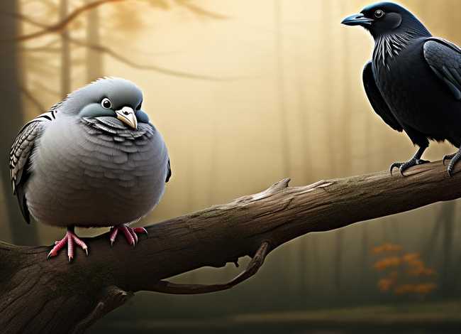 信鸽与乌鸦的故事 - 信鸽与乌鸦的故事简介