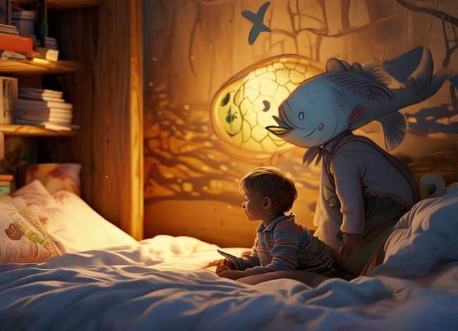 儿童睡前故事渔夫和金鱼的故事，睡前故事在线听渔夫和金鱼的故事