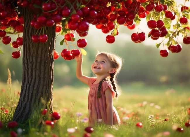 儿童故事樱桃树（一个樱桃树的故事）