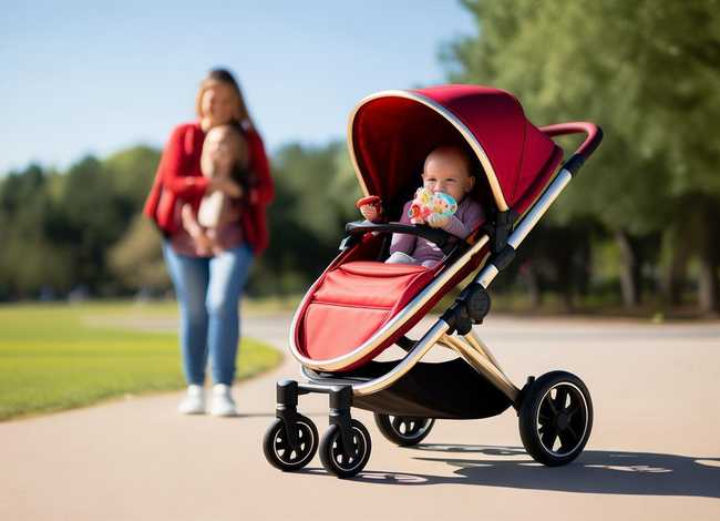 凤凰儿童简易遛娃手推车 遛娃神器手推车好用吗 儿童手推车安全吗