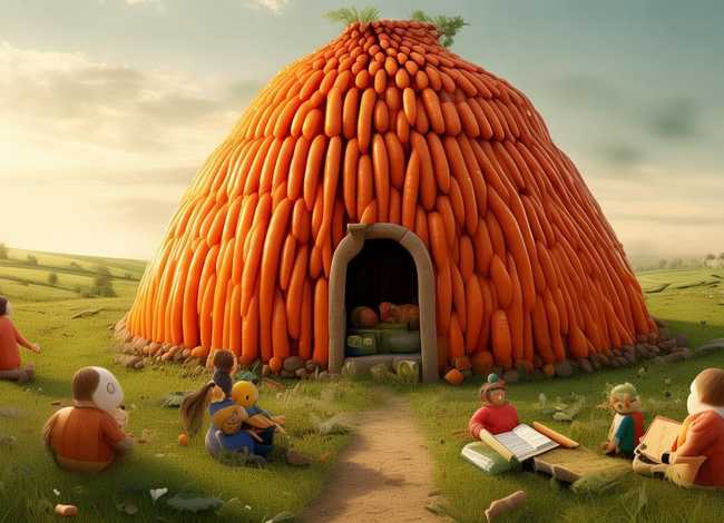儿童故事胡萝卜房子，胡萝卜房子故事大全