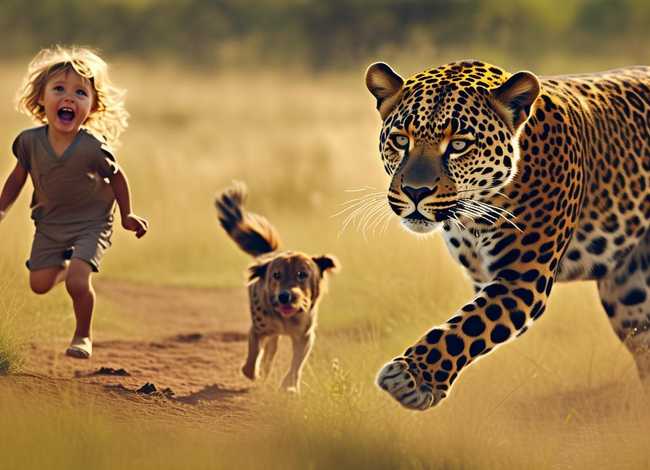 豹子和儿童的故事,豹子和狗儿的故事 豹子和儿童的故事,豹子和狗儿的故事