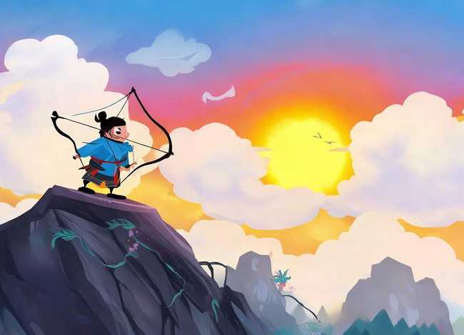 后羿射日儿童视频（后羿射日儿童动画）