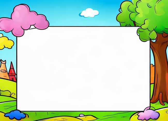 儿童故事绘本制作空白打印涂色 - 幼儿绘本故事可打印涂色