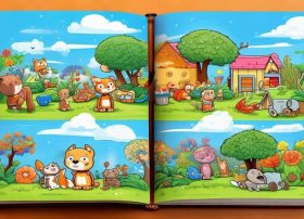 儿童英语绘本故事自制、自制英语绘本故事6张简笔画