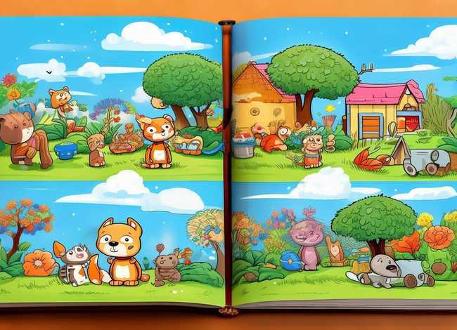 儿童英语绘本故事自制、自制英语绘本故事6张简笔画