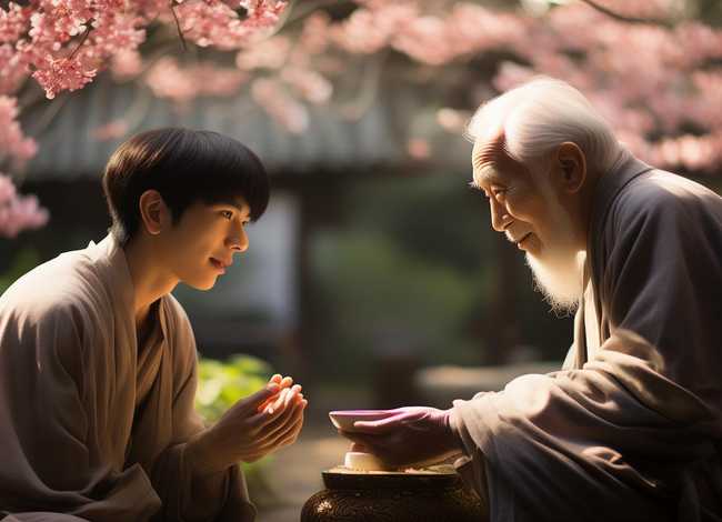 孝子小故事，孝子故事图