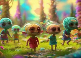 外星人儿童故事视频 - 幼儿外星人故事