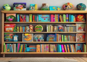 儿童书柜图片大全；儿童书柜图片大全效果图