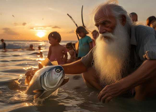 渔翁和鱼儿童故事(渔翁和鱼的故事) 渔翁和鱼儿童故事(渔翁和鱼的故事)