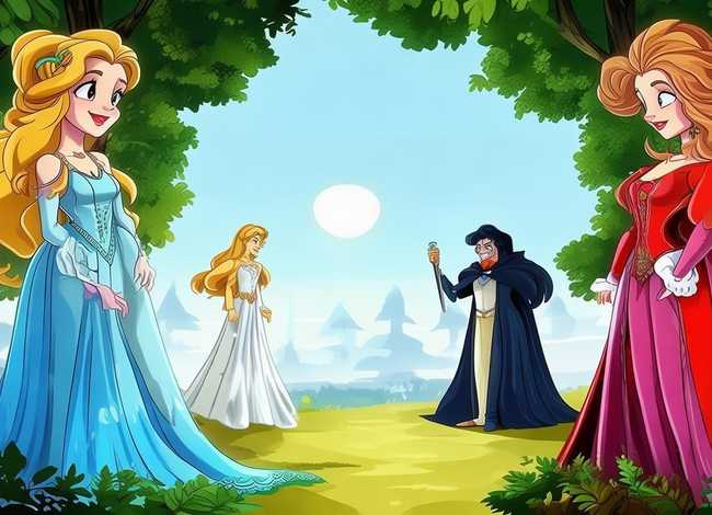 好公主和坏公主的儿童故事、好公主和坏王子的故事