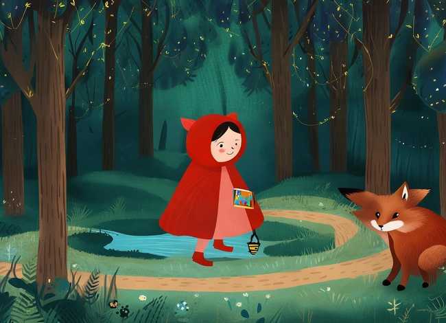 儿童小红帽故事童话、少儿故事小红帽的故事