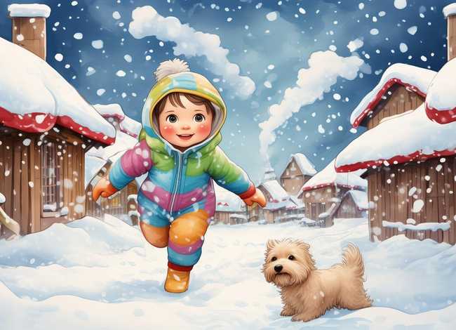 儿童故事《下雪了》 婴幼儿故事绘本《下雪了》 儿童故事《下雪了》 婴幼儿故事绘本《下雪了》