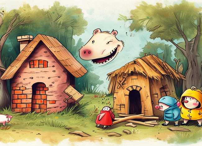 儿童故事类似于三只小猪，类似三只小猪的儿童故事