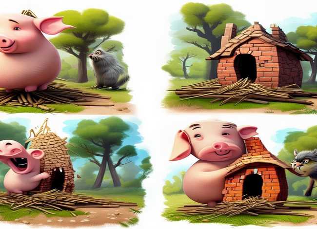 三只小猪盖房子故事完整动画片，三只小猪盖房子故事完整动画片视频